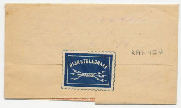 Telegram Schiedam - Arnhem 1931 - Stempel Rijkstelegraaf - Ohne Zuordnung