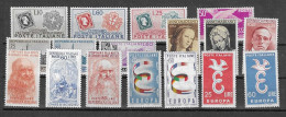 Italien - Selt./postfr. Bessere SM Aus 1951/58 - Aus Michel 845/1017! - 1946-60: Mint/hinged