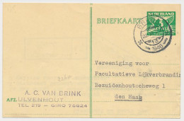 Briefkaart G. 277 A ( Ulvenhout ) Breda - Den Haag 1946 - Postwaardestukken