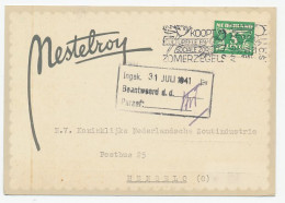 Firma Briefkaart Amsterdam - 1941 - Gevoerde Zakken - Unclassified