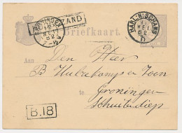 Sappemeer - Trein Haltestempel Hoogezand 1882 - Cartas & Documentos