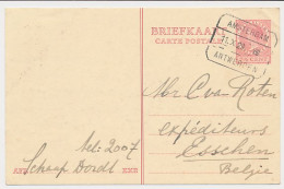 Treinblokstempel : Amsterdam - Antwerpen VIII 1929 - Unclassified