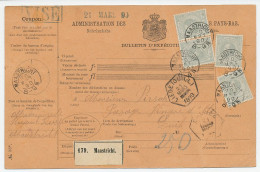 Em. 1872 Pakketkaart Maastricht - Belgie - Unclassified