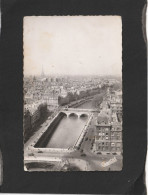129121         Francia,      Paris,   Panorama   Vu  Des  Tours  De  Notre-Dame,   VG   1950 - Multi-vues, Vues Panoramiques