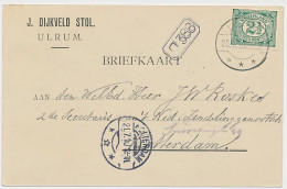 Firma Briefkaart Ulrum 1910 - J. Dijkveld - Sin Clasificación