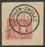 Grootrondstempel Traject Zutphen - Zwolle E 1911 - Cat. Onbekend - Poststempels/ Marcofilie