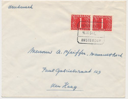 Treinblokstempel : Hengelo (O.) - Amsterdam L 1954 - Zonder Classificatie