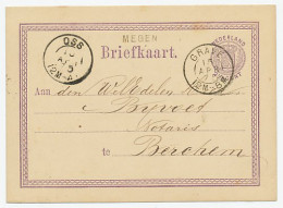 Naamstempel Megen 1875 - Cartas & Documentos
