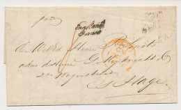 Londen GB / UK - Den Haag 1854 - Engeland Franco - ...-1852 Voorlopers