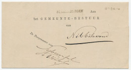 Naamstempel Benningbroek - Wognum 1885 - Brieven En Documenten