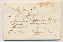 Oosterwolde Gelderland - APELDOORN FRANCO - S Gravenhage 1826 - ...-1852 Voorlopers