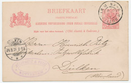 Briefkaart G. 57 A Rotterdam - Dulken Duitsland 1901 - Postwaardestukken