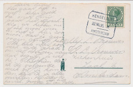 Treinblokstempel : Hengelo (O) - Amsterdam H 1935 - Unclassified