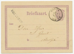 Naamstempel Hoogwoud 1876 - Cartas & Documentos