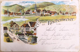 C. P. A. : 68 : RIQUEWIHR : Gruss Aus REICHENWEIER, Timbre En 1889 - Riquewihr