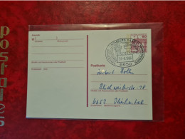 Lettre ALLEMAGNE 1986 CARTE HOMBURG SAAR ROMERPARK SCHWARZENACKER - Otros & Sin Clasificación