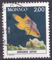 Monaco Marke Von 1988 O/used (A3-4) - Gebruikt