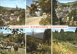 72225978 Zueschen Sauerland Teilansichten Hoehenluftkurort Bodenschach Waldparti - Winterberg