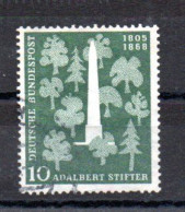 ALLEMAGNE - GERMANY - 1955 - ADALBERT STIFTER - 150éme ANNIVERSAIRE - 150th ANNIVERSARY - - Usati