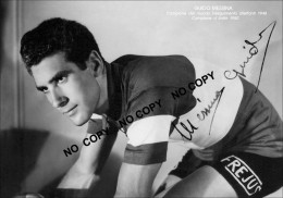 PHOTO CYCLISME REENFORCE GRAND QUALITÉ ( NO CARTE ) GUIDO MESSINA 1950 - Wielrennen