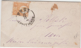 X/21 Ungarn UMSCHLAG 1874 Mit 5 KR . - Brieven En Documenten