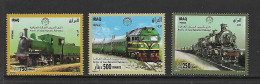 IRAQ 2010 TRAINS YVERT N°1596/1598 NEUF MNH** - Eisenbahnen