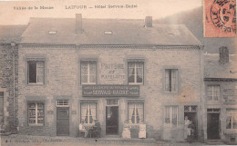 LAIFOUR (Ardennes) - Hôtel-Restaurant A La Descente Des Voyageurs, Servais-Badré - Voyagé 1904 (2 Scans) - Autres & Non Classés