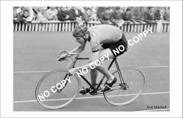 PHOTO CYCLISME REENFORCE GRAND QUALITÉ ( NO CARTE ) KEN MITCHELL 1950 - Cycling