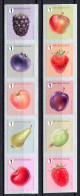 BE   R 157  XX   ---  Rouleaux 2018  --  Fruits  --  Sur 1 Bandes De 10  (A+B)   --   TTB - Coil Stamps