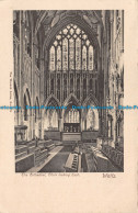 R108147 The Cathedral. Choir Looking East. Wells. Wrench - Wereld