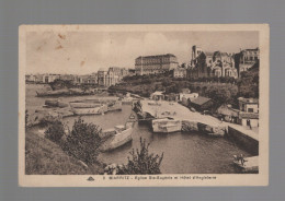 CPA - 64 - N°3 - Biarritz - Eglise Ste-Eugénie Et Hôtel D'Angleterre - Non Circulée - Biarritz
