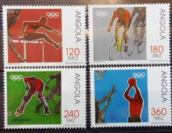 Angola 1992, Summer Olympic Games In Barcelona, MNH Stamps Set - Angola