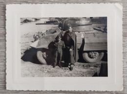 Ancienne Photo Militaire Char DARNEAU ? - War, Military