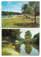 58 . 2 CARTES . DECIZE . LA PLAGE . LE TERRAIN DE CAMPING - Decize