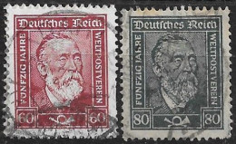 Alemania Imperio 1924  Michel 362 - 363 - Ongebruikt