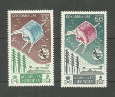 NOUVELLES-HEBRIDES N°211, 212 Neufs** Cote 15.60€ - Unused Stamps
