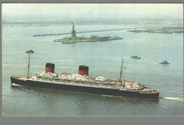 CPSM - Bateaux - Compagnie Générale Transatlantique - Liberté Dans Le Port De New York - Passagiersschepen