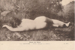 CARTE POSTALE ORIGINALE ANCIENNE MUSEE DE DIJON PEINTRE HENNER : BIBLIS CHANGEE EN SOURCE FEMME NUE PIN UP SEXY EROTIC - Pintura & Cuadros