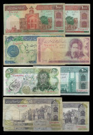 IRAN Lot 9 Banknotes With Different Signatures F/VF + FREE GIFT - Irán