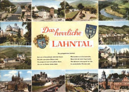 72225444 Lahntal Braunfels Runkel Kloster Arnstein Diez Schloss Lahntal - Sonstige & Ohne Zuordnung