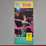 BALI - INDONESIA, Vintage Tourism Brochure 1969, Prospect, Guide (pro3) - Reiseprospekte