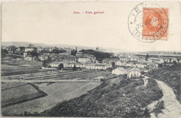 C. P. A. : Espagne : Pais Vasco : Guipuzcoa : IRUN : Vista General, Timbre En 1908 - Guipúzcoa (San Sebastián)