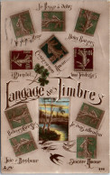 THEMES - LANGUAGE DU TIMBRE -  Carte Postale Ancienne [78663] - Francobolli (rappresentazioni)