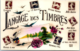 THEMES - LANGUAGE DU TIMBRE -  Carte Postale Ancienne [78655] - Postzegels (afbeeldingen)