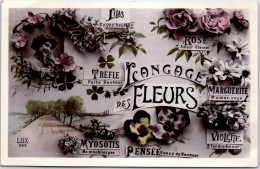 THEMES - LANGUAGE DU TIMBRE -  Carte Postale Ancienne [78641] - Postzegels (afbeeldingen)