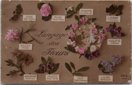 THEMES - LANGUAGE DU TIMBRE -  Carte Postale Ancienne [78644] - Briefmarken (Abbildungen)