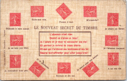 THEMES - LANGUAGE DU TIMBRE -  Carte Postale Ancienne [78639] - Postzegels (afbeeldingen)