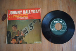 JOHNNY HALLYDAY QUAND REVIENT LA NUIT   EP 1965 VARIANTE - 45 Toeren - Maxi-Single