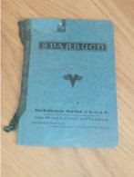 Altes Sparbuch Seebergen / Gotha , 1944 , Norbert-Edgar Reimann In Seebergen / Drei Gleichen , Sparkasse , Bank !! - Historische Documenten