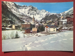 Cartolina - Valtournanche ( Valle D'Aosta ) - Panorama Invernale - 1970 Ca. - Sonstige & Ohne Zuordnung